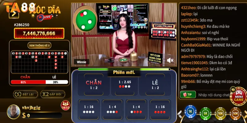 Xóc Đĩa TA88 Livestream chân thực như ở sòng bạc Xóc Đĩa TA88 Livestream chân thực như ở sòng bạc